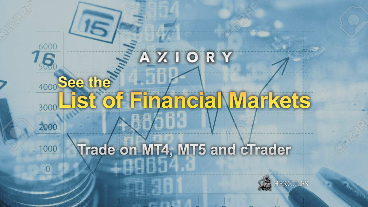 Axiory - List of financial markets you can invest in with Axiory