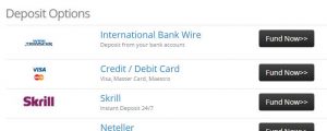 traders trust wallet visa mastercard deposit