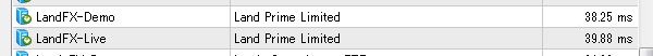 land-fx execution speed mt4 ping