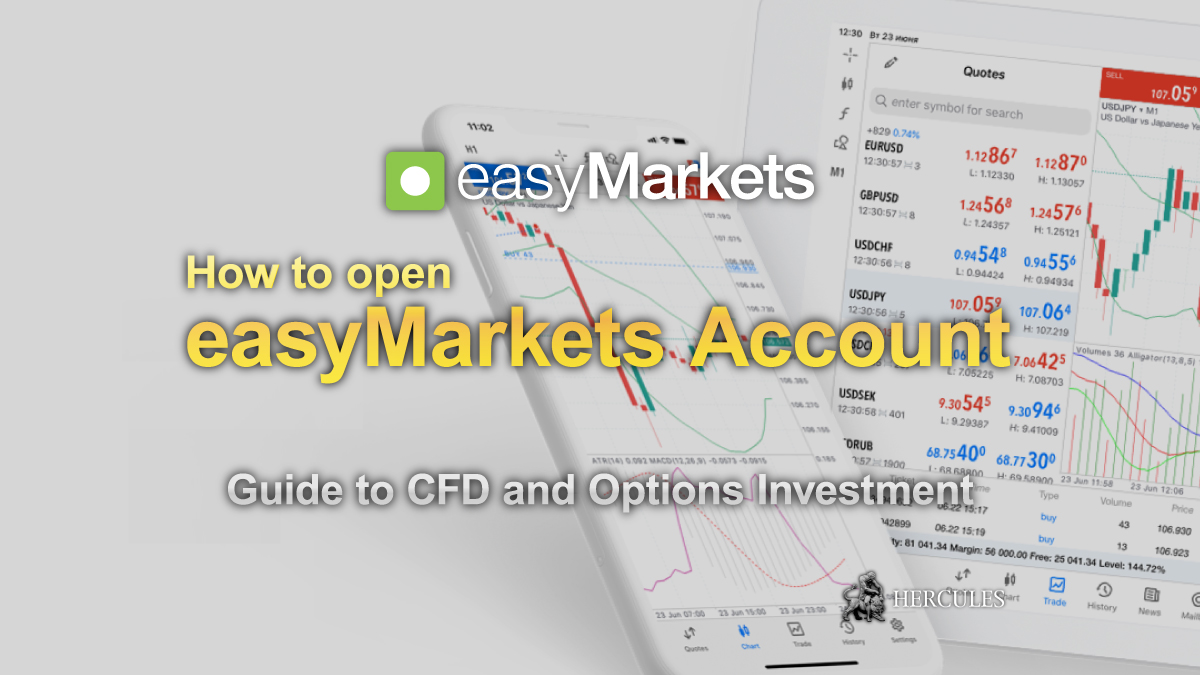 easyMarkets - How to open easyMarkets' trading account? | Guide to CFD and Options Investment