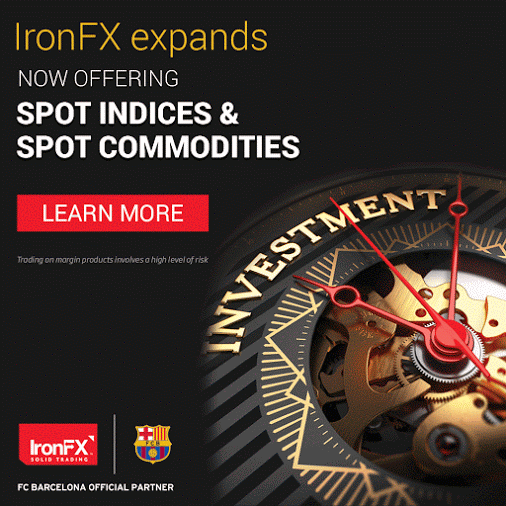 IronFX - IronFX to offer Spot Indices & Commodities trading