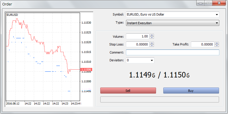 mt5 new order window metatrader5