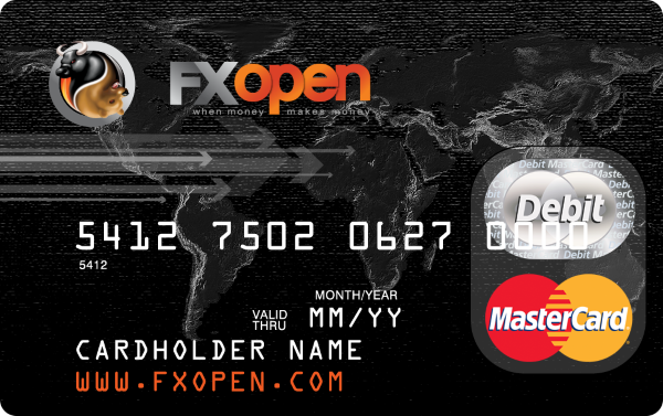 FXOpen - FXOpen branded Mastercard is available for instant deposits and withdrawals