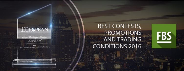 FBS - “Best Contests, Promotions and Trading Conditions 2016” awards for FBS