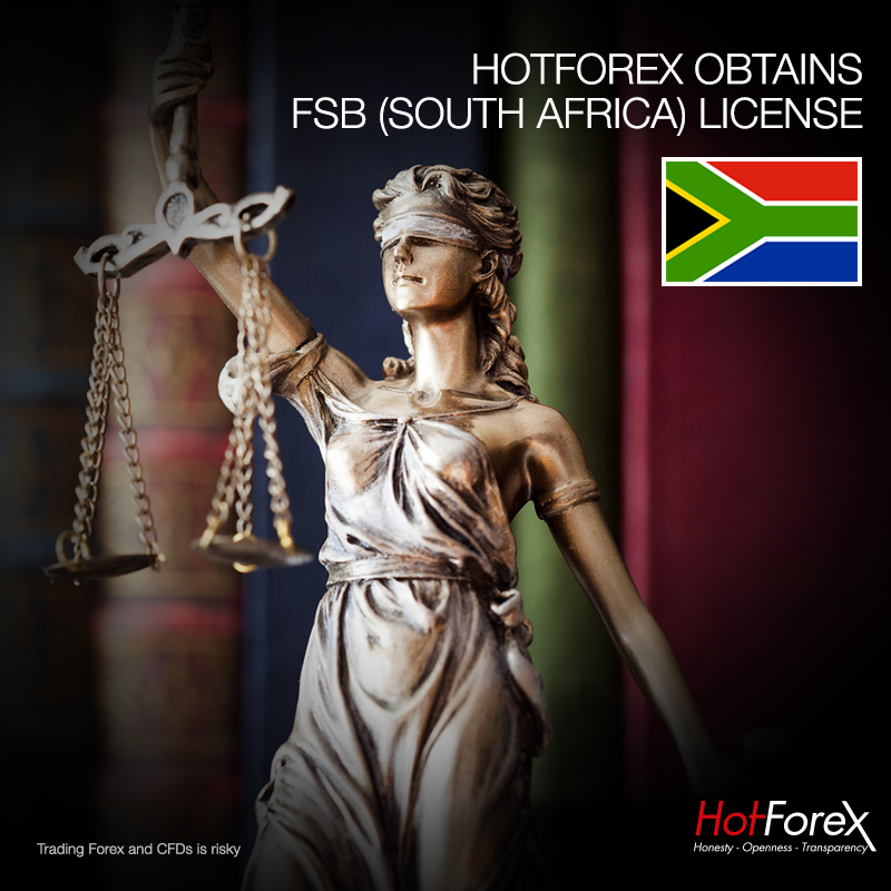 HotForex - HotForex obtains FSB South African License