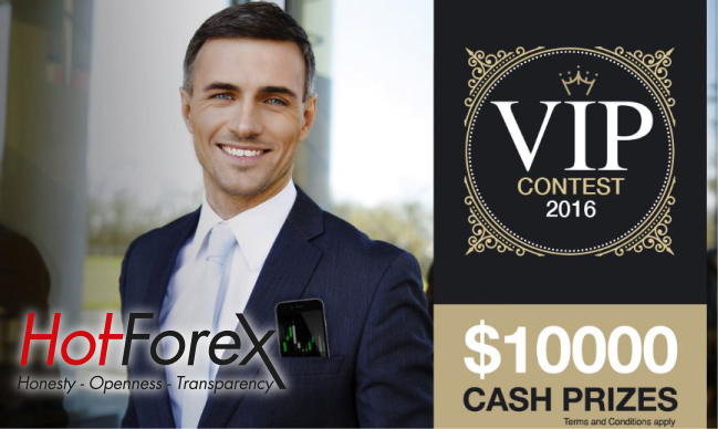 HotForex - "HotForex VIP Forex Contest 2016" Join Now and Earn Cash Rewards!