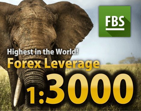 FBS - The Highest FX Leverage! 1:3000 by FBS with 3 Million Traders!