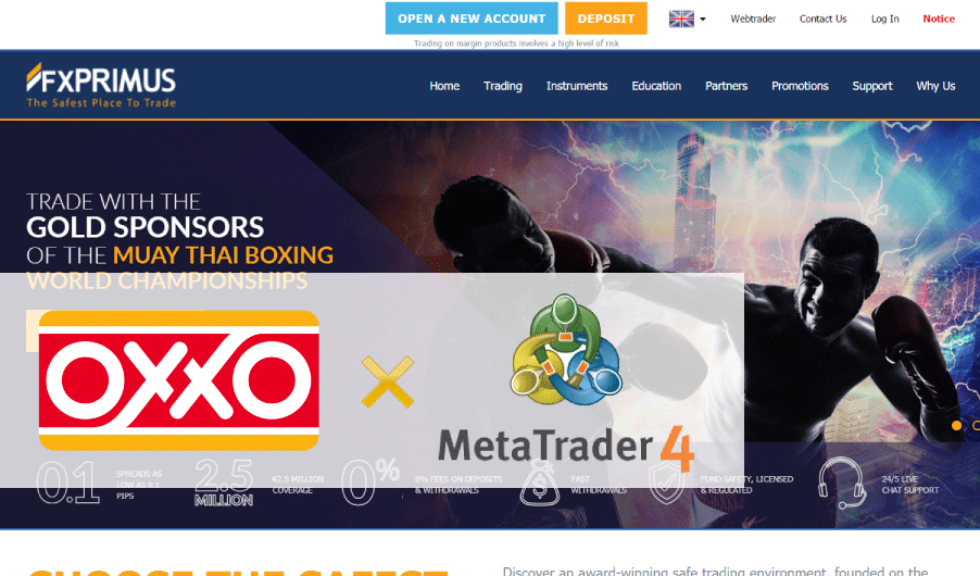 FXPRIMUS - OXXO deposits to MT4 is available! especially for Latin American Traders!