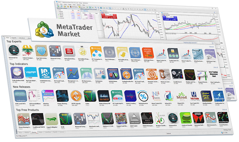 Over 11,000 EAs/Indicators available on MetaTrader Market now!