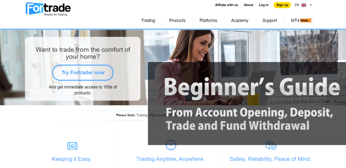 Fortrade - "User Manual Guide" Fortrade's Account Opening to Deposit, Trade and Withdrawal