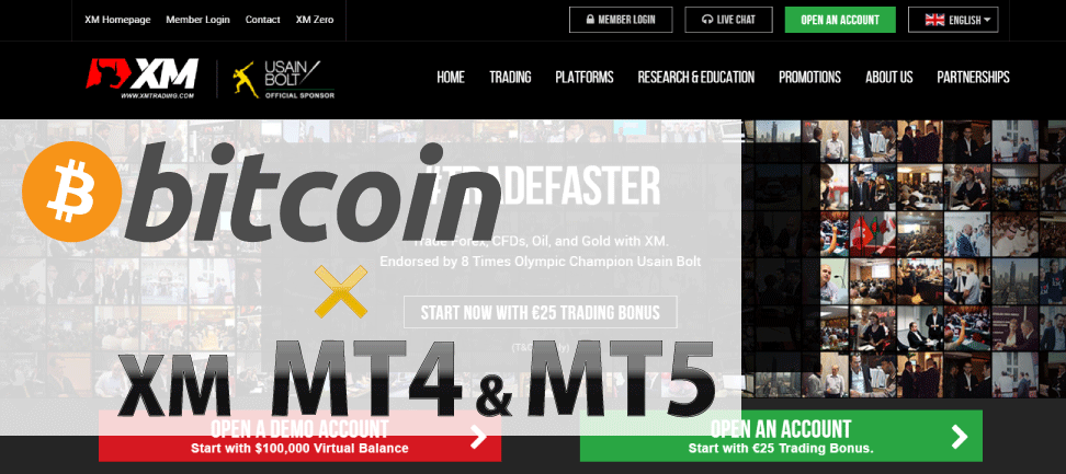 XM - XM adds BitCoin Deposit/Withdrawal on MT4 & MT5! The First & Largest Cryptocurrency!