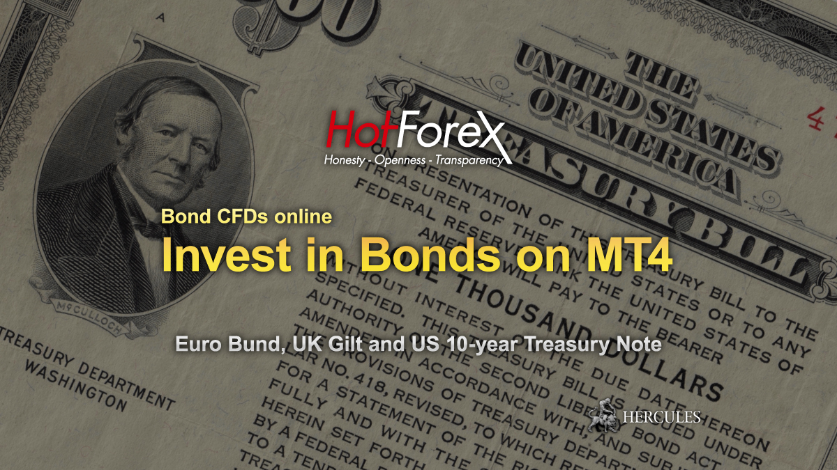 HotForex - Invest in Bonds on MT4 - Euro Bund, UK Gilt and US 10-year Treasury Note