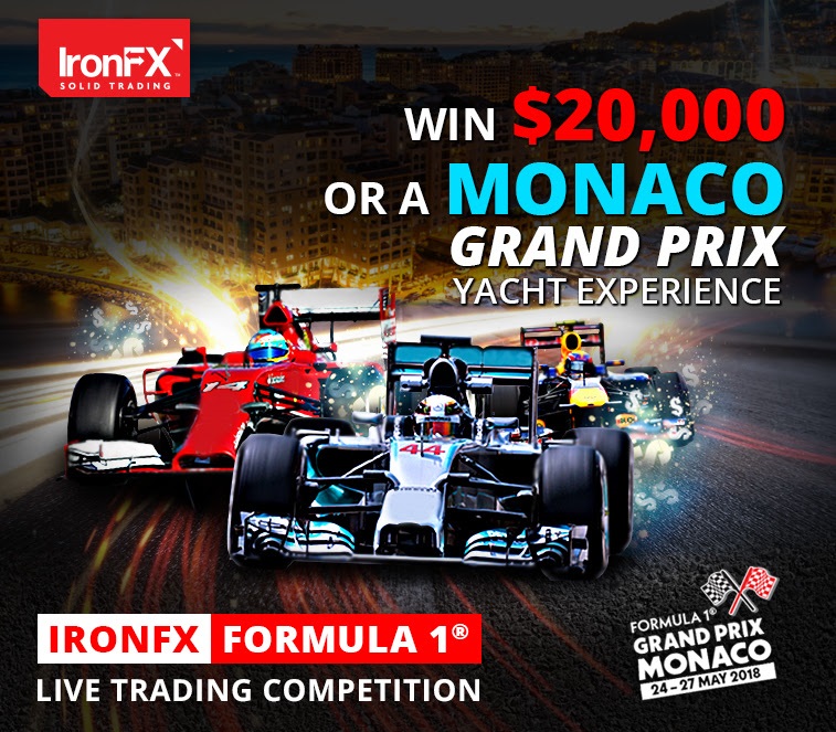 IronFX - MT4 Live Trading Competition to win $20,000 or Monaco Grand Prix Yacht Experience