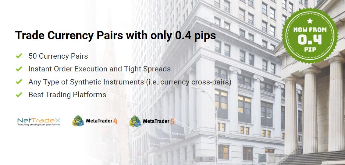 IFC Markets - Now available! MT4 & MT5 floating spreads from 0.4 pip with Zero Commission!