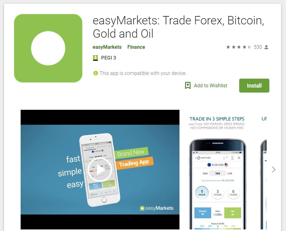 easyMarkets - FX Trading Platform 'easyTrade' available on Android now!