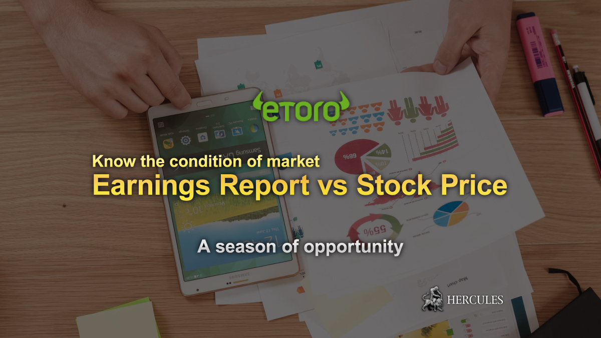 eToro Copy Trade - How companies' earnings reports can affect stock market prices?