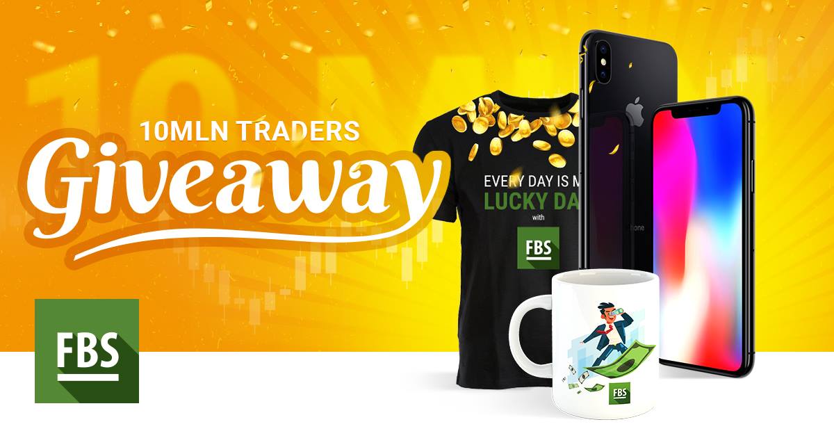 FBS - 10 iPhoneX 256GB Giveaway! FBS's 10 million traders campaign.