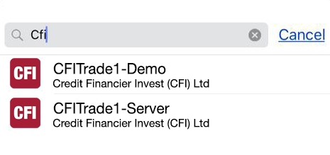 For Android terminal cfi mt4 metatrader4