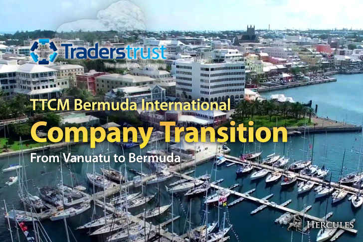 TradersTrust - Changes of 'TTCM Vanuatu' to 'TTCM Bermuda International'