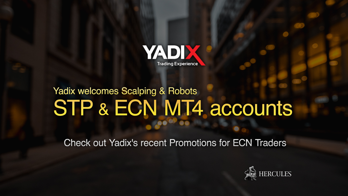 YADIX - ECN MT4 accounts with 1:500 Leverage and 0 pip spreads