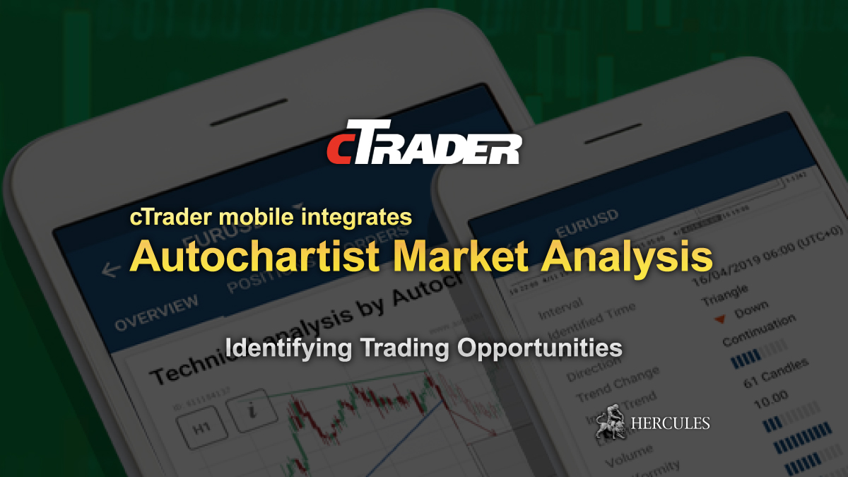 cTrader Mobile integrates Autochartist Market Analysis for Android and iOS apps