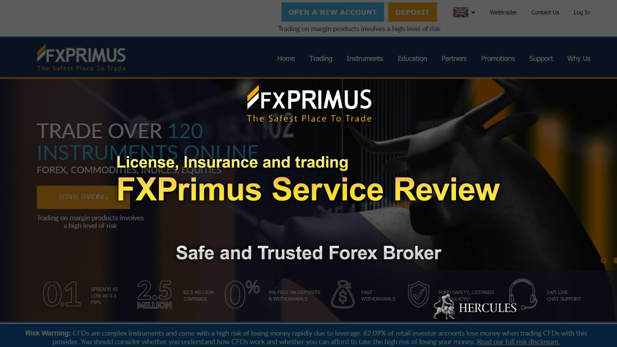 FXPRIMUS - FXPrimus Broker Service Review - MT4 FX broker with ECN technology