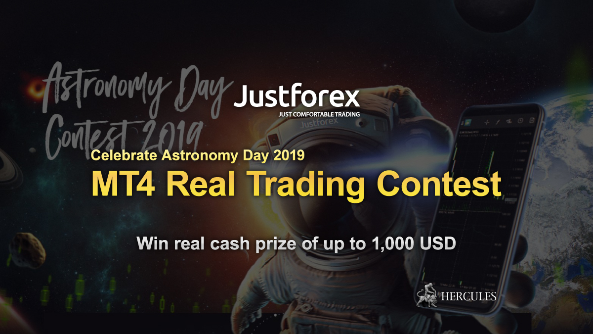 JustForex - JustForex Astronomy Day Contest 2019 to win 1,000 USD on MT4