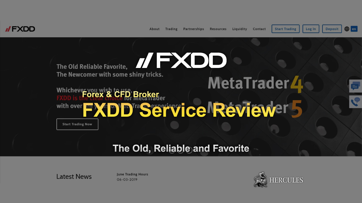 FXDD - FXDD Service Review - Global MT4 Forex and CFD broker