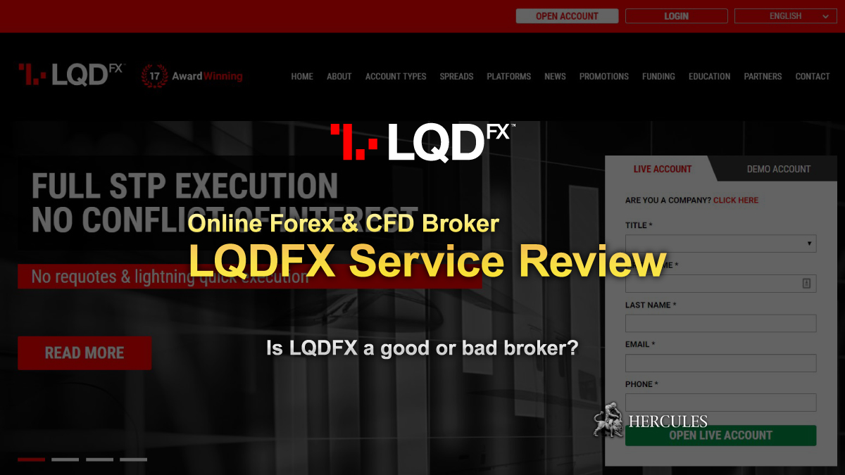 LQDFX - Comparison of LQDFX's Account Types & How to Open an Account