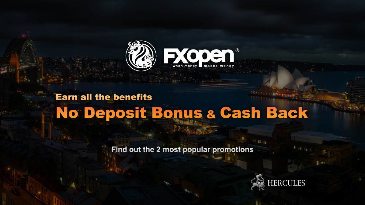 FXOpen - Get FXOpen's No Deposit Bonus and Cash Back rebate on MT4 accounts