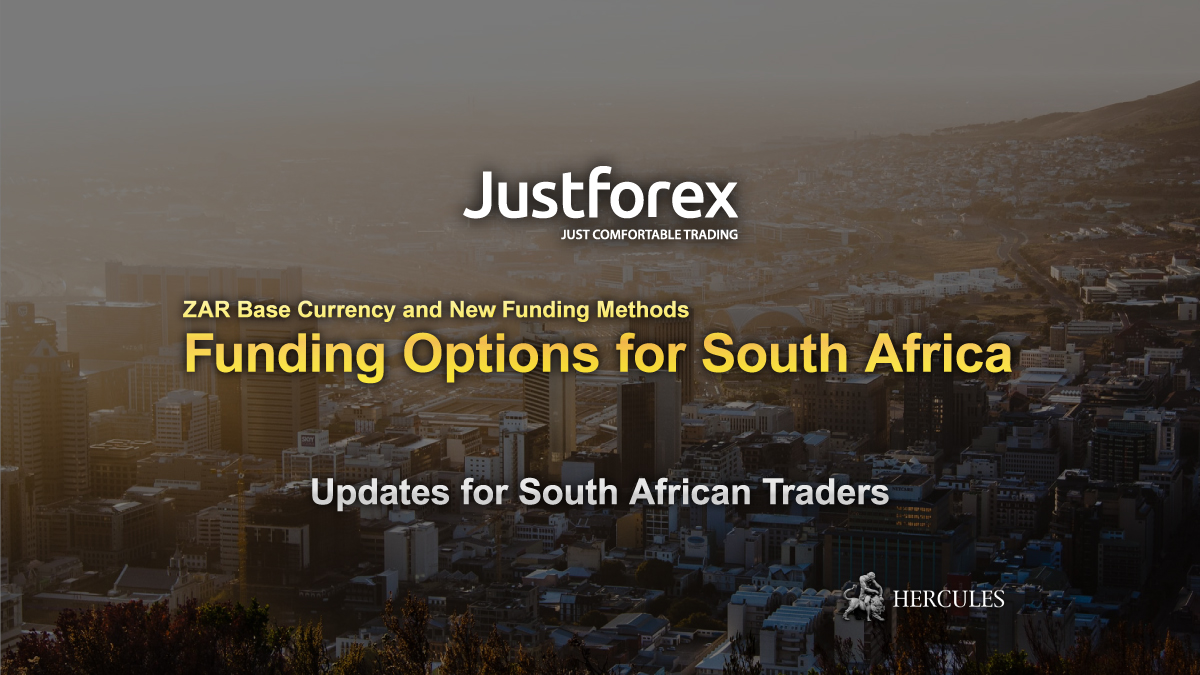 JustForex - JustForex adds ZAR Base Currency and Funding Options for South African traders