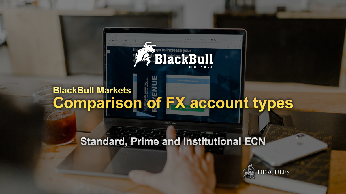 BlackBull Markets - Comparison of BlackBull Markets Forex account types