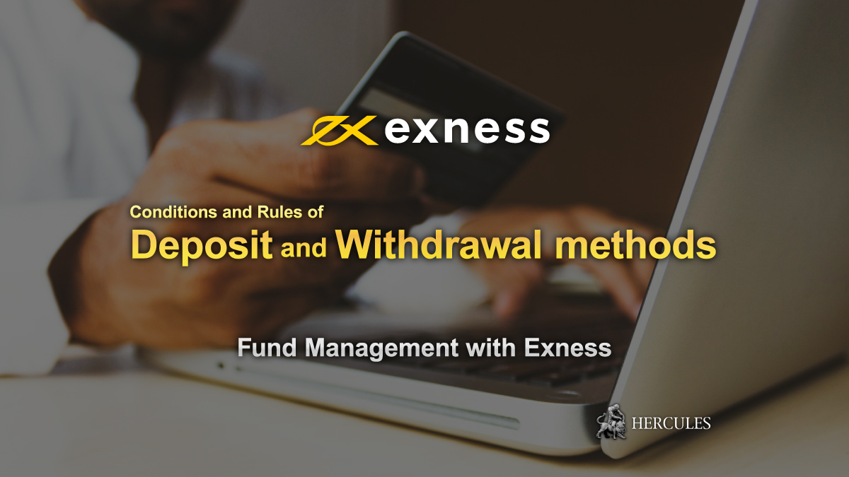 EXNESS - Exness's all Fund Deposit and Withdrawal Methods for MT4 and MT5 accounts