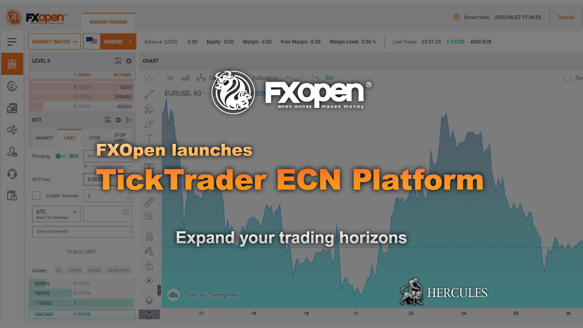 FXOpen - How to open FXOpen's TickTrader ECN Trading Account with 1:500 Leverage