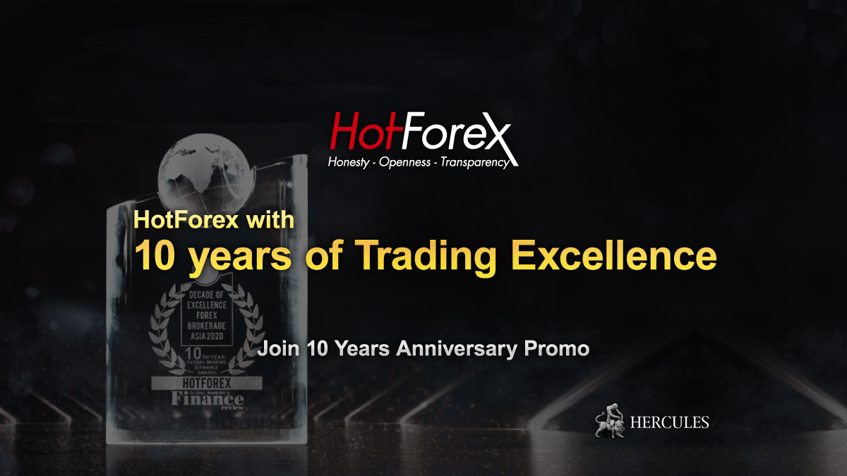 HotForex - 10 years of Trading Excellence Award in Asia for HotForex