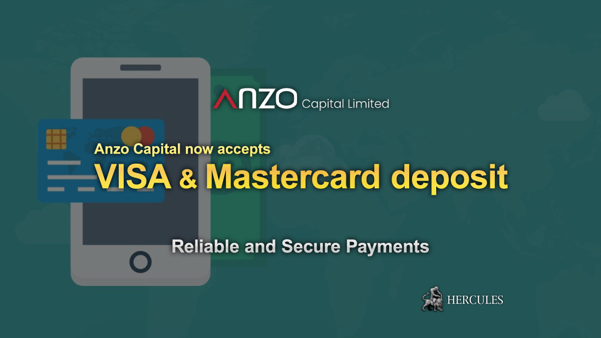 Anzo Capital - Anzo Capital accepts VISA and Mastercard deposit via AccentPay