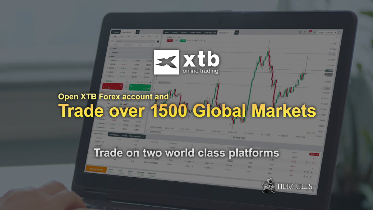 XTB - Open XTB Forex account and Trade over 1500 global markets