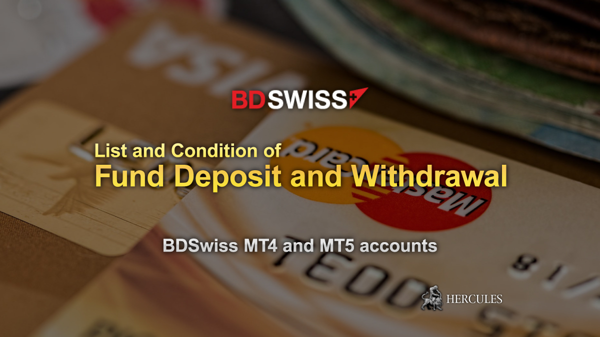 BDSwiss - How to make a deposit and withdrawal to/from BDSwiss MT4 and MT5 accounts?