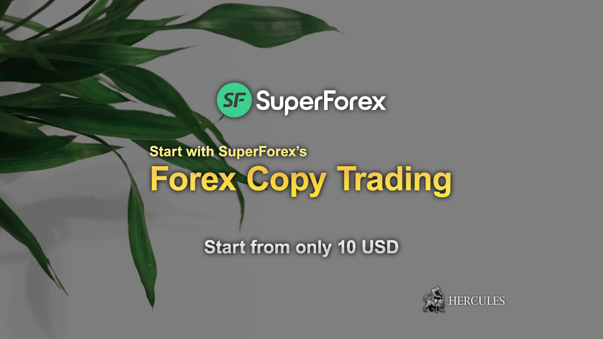 SuperForex - Start with SuperForex's FX Copy Trading System from only 10 USD