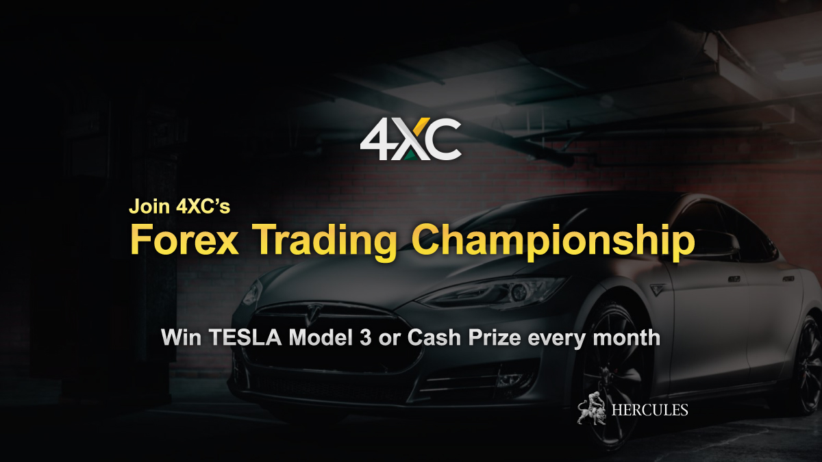 4XC - Enter the competition and win a TESLA3 with 4XC every month