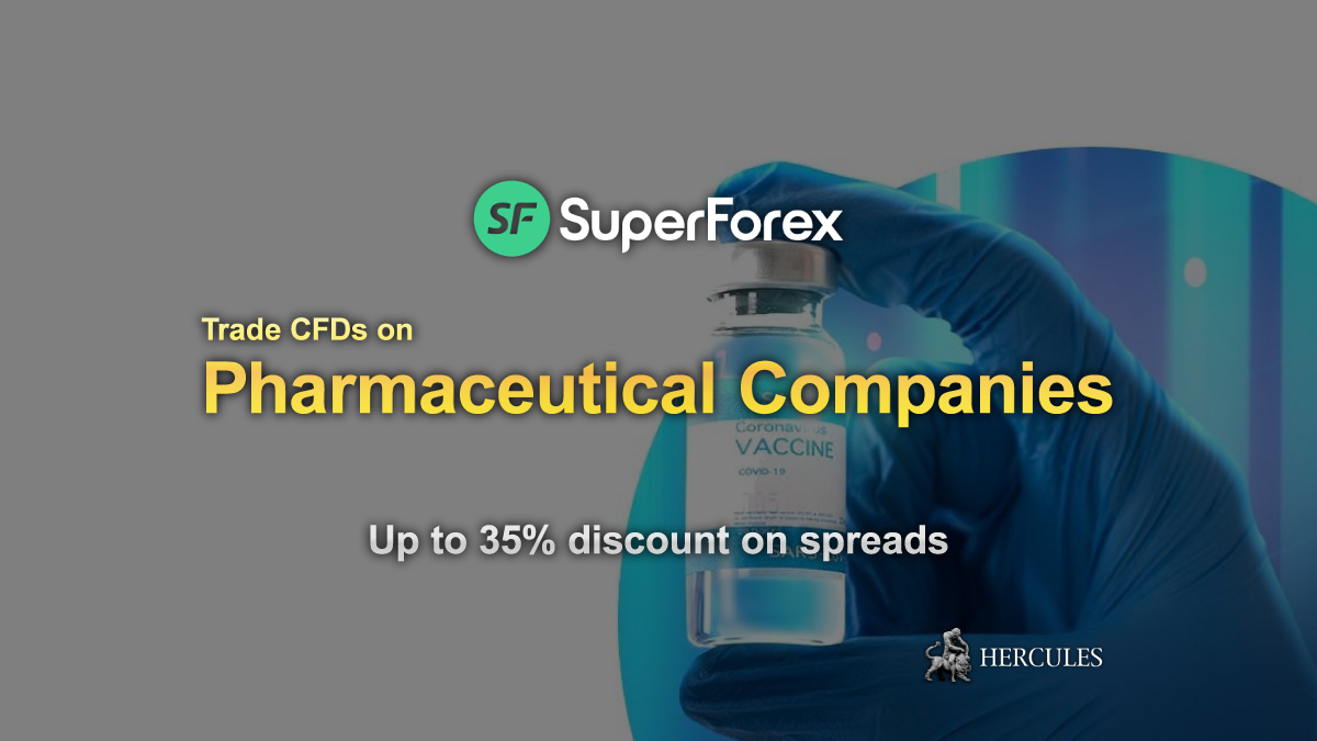 SuperForex - Invest in Pharmaceutical Stocks with 35% Spread Discount