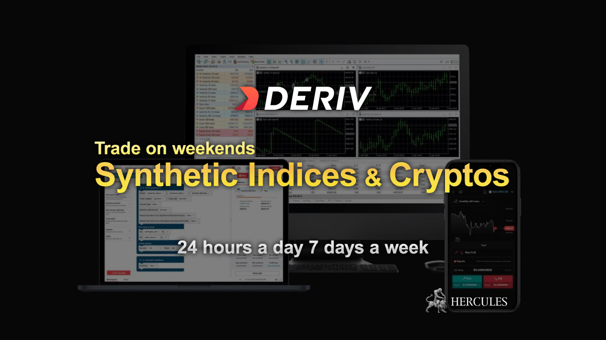 Deriv - Trade Cryptos and Synthetic Indices on Weekends with Deriv