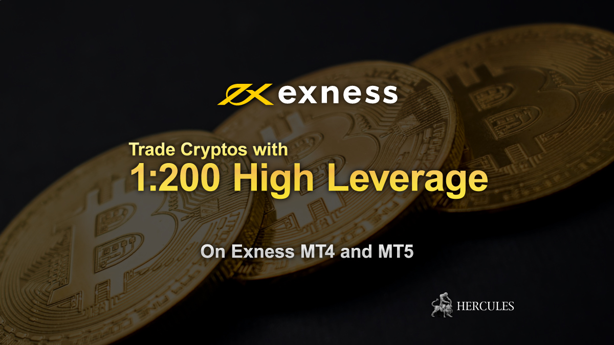 EXNESS - Exness rises the Leverage for Crypto pairs to 1:200