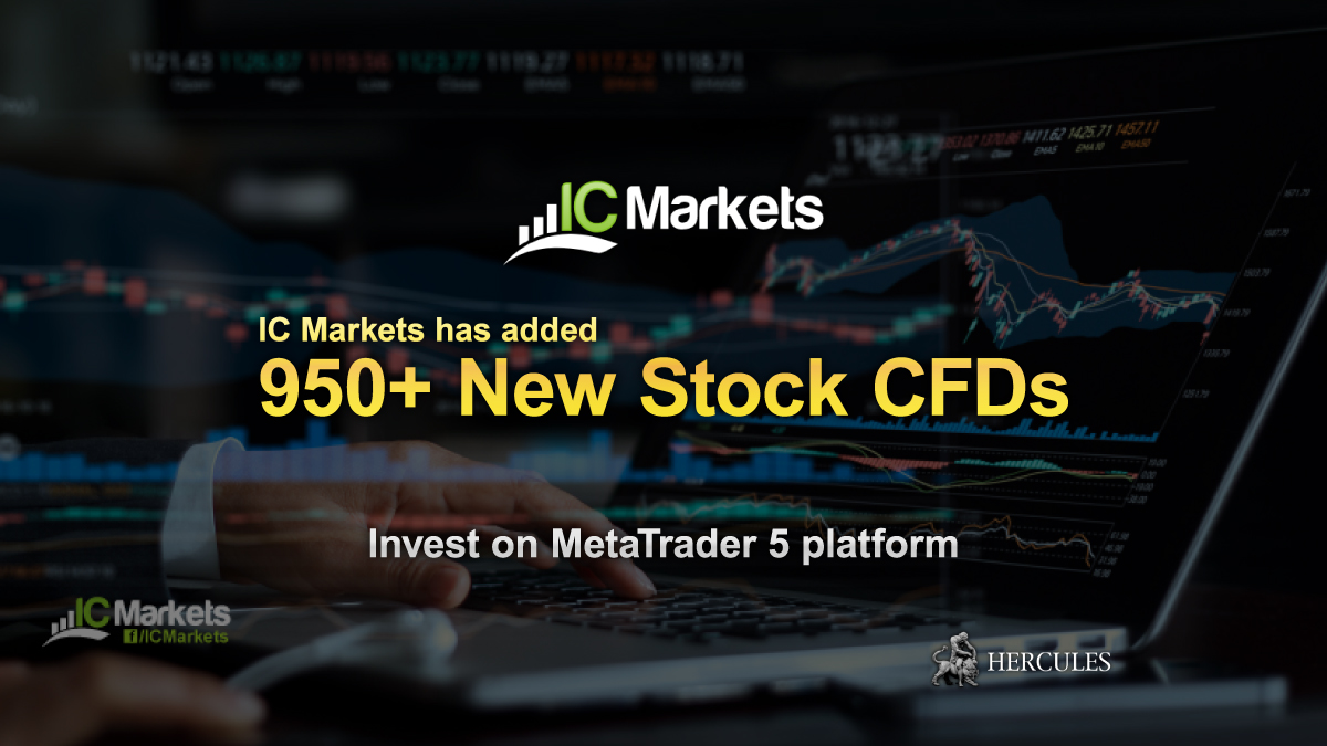 IC Markets - IC Markets adds more than 950 Stocks for trading on MT5