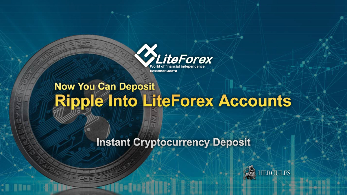 LiteFinance - LiteForex now accepts Ripple (XRP) deposits to MT4 and MT5 accounts