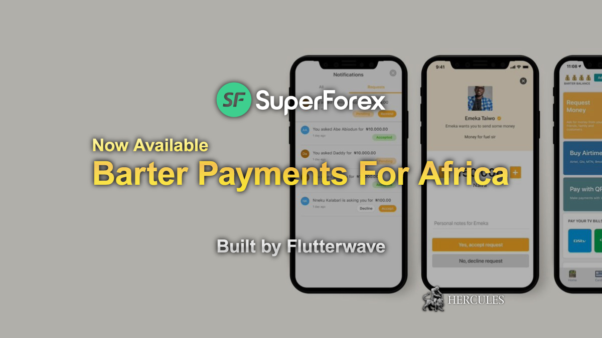 SuperForex - SuperForex now accepts deposits via Barter built by Flutterwave