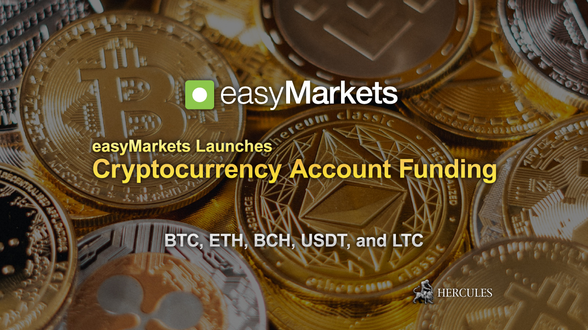 easyMarkets - Details of Cryptocurrency Account Funding on easyMarkets