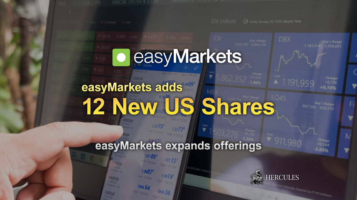 easyMarkets - easyMarkets expands the list of products offered with new US stocks