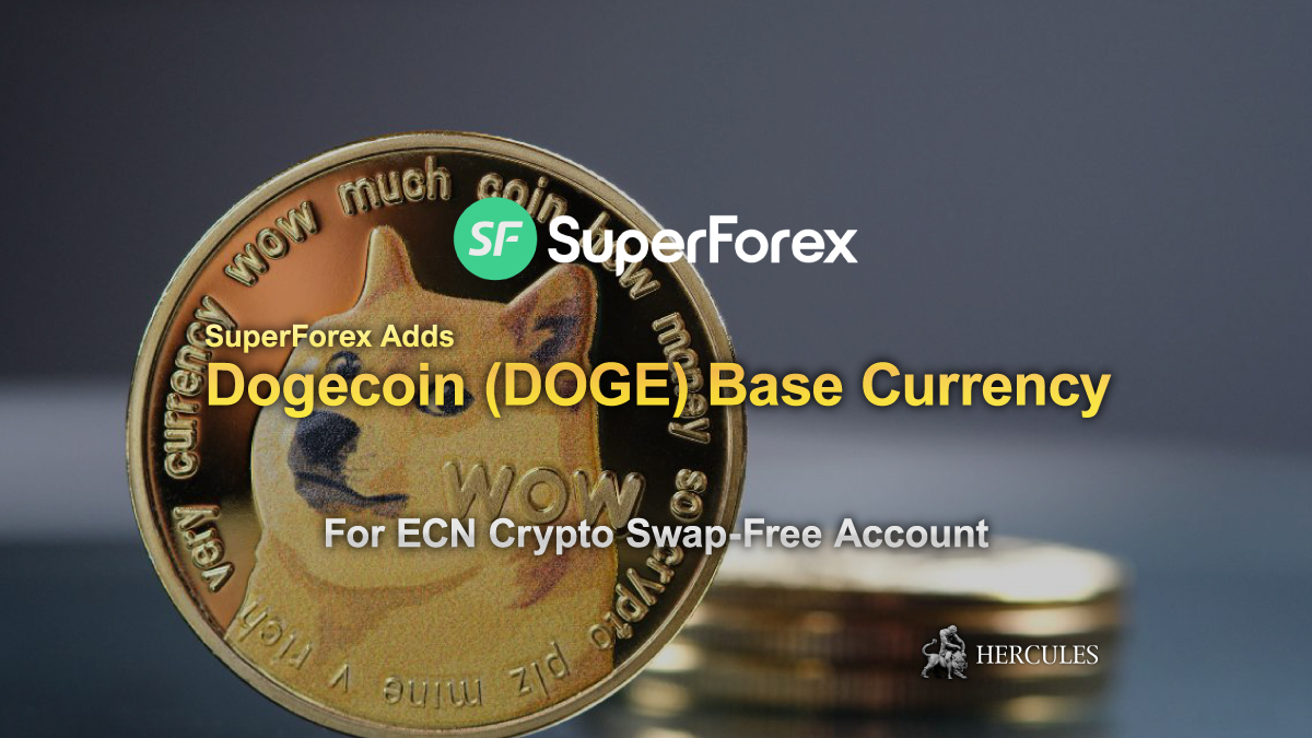 SuperForex - Dogecoin (DOGE) account base currency is available on SuperForex