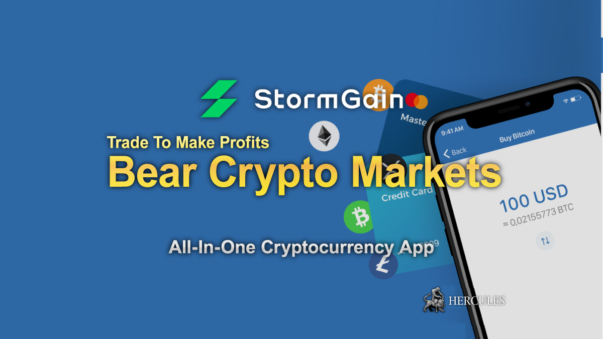 StormGain - How to make profits from Cryptocurrency's falling price?